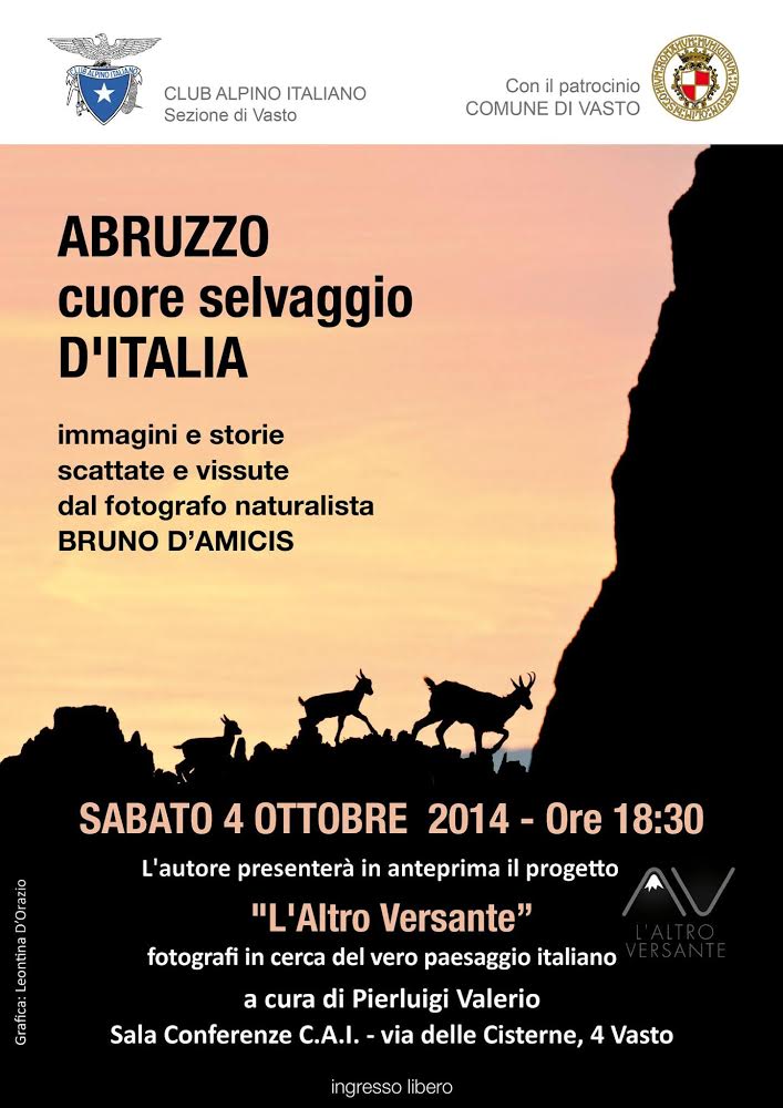 Abruzzo Cuore Selvaggio d'Italia;  sabato 4 ottobre 2014, ore 18:30